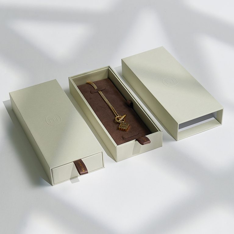 Drawer Paper Jewelry Packaging Set Boxes