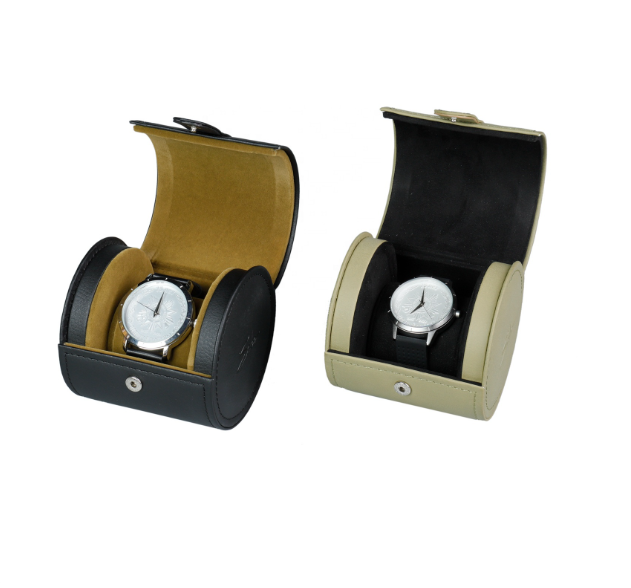 Luxury Pu Leather Travel Watch Display Boxes