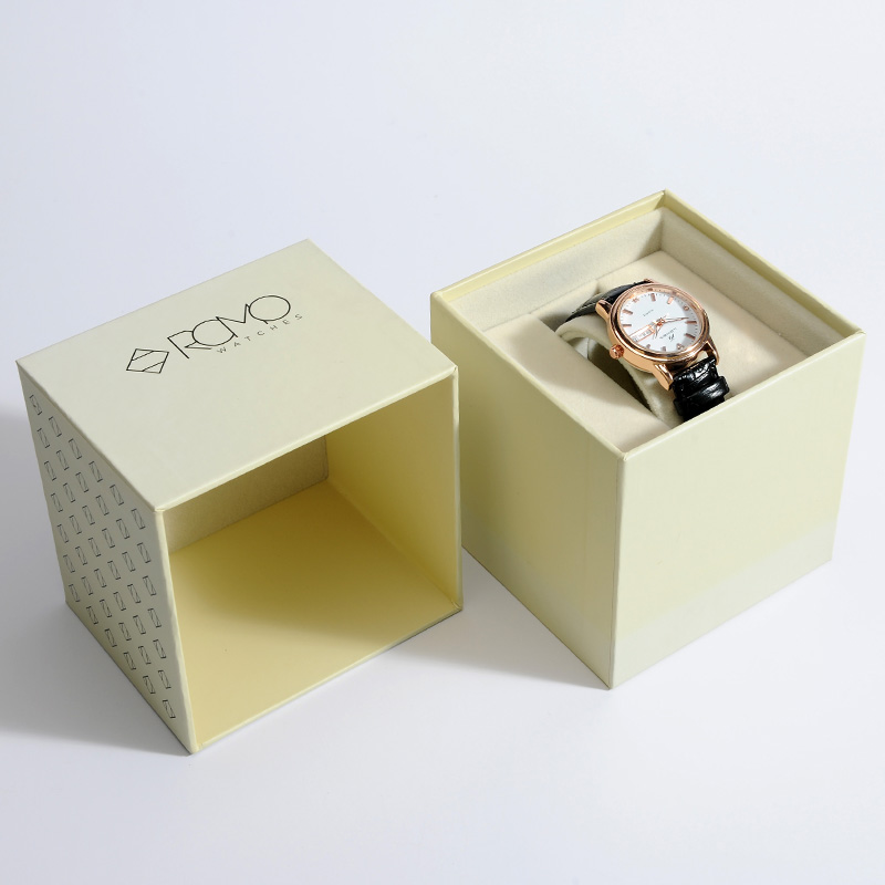 Luxury Single Paper Cardboard Wrist Watch Box