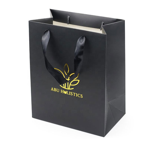 Gift Paper Bags Customized With Own Logo Biodegradable And Environmentally Friendly Packaging
